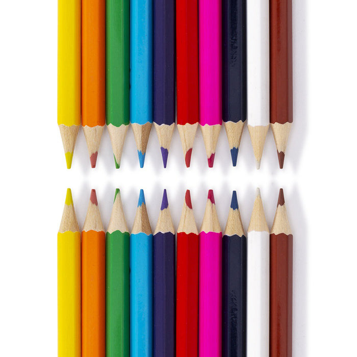 tips of 180 colour pencils set