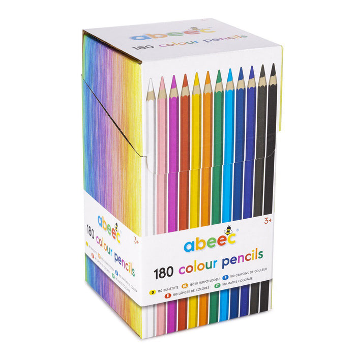 180 colour pencils set