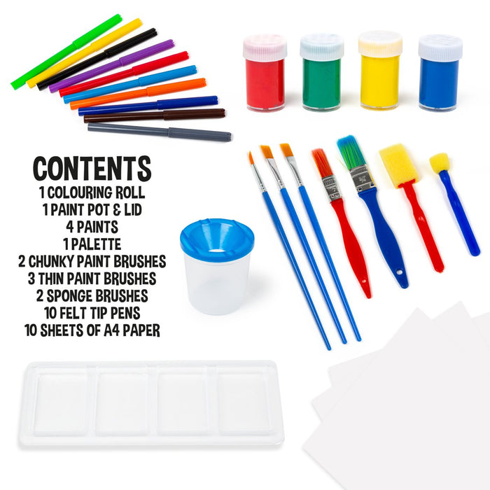 colouring roll for kids contents
