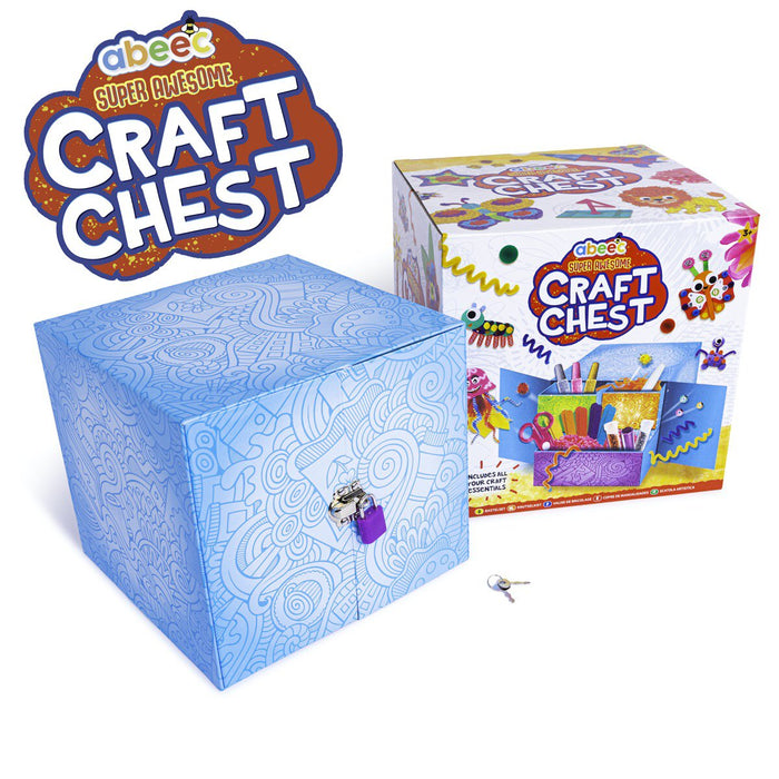 super awesome craft chest box with lock