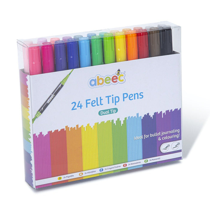 case of 24 felt tip pens