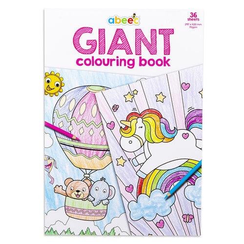 giant colouring book for girls
