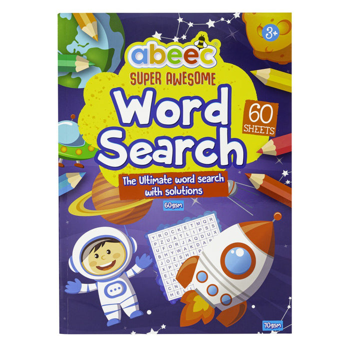 word search book with sixty sheets