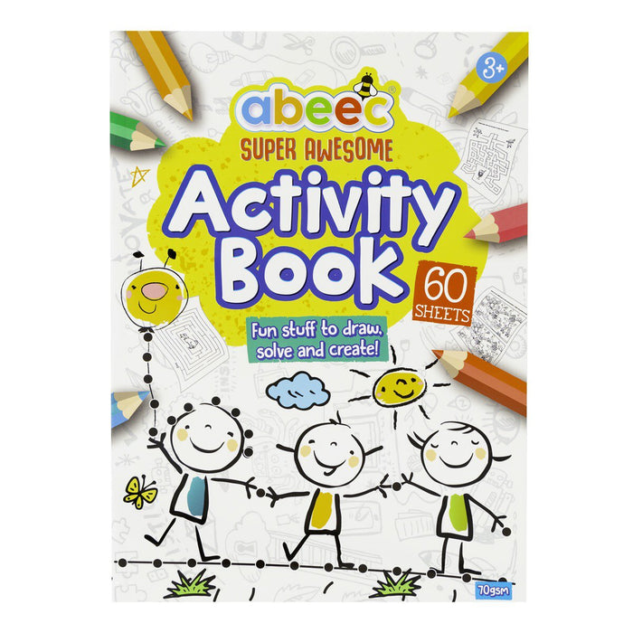 activity book with sixty sheets