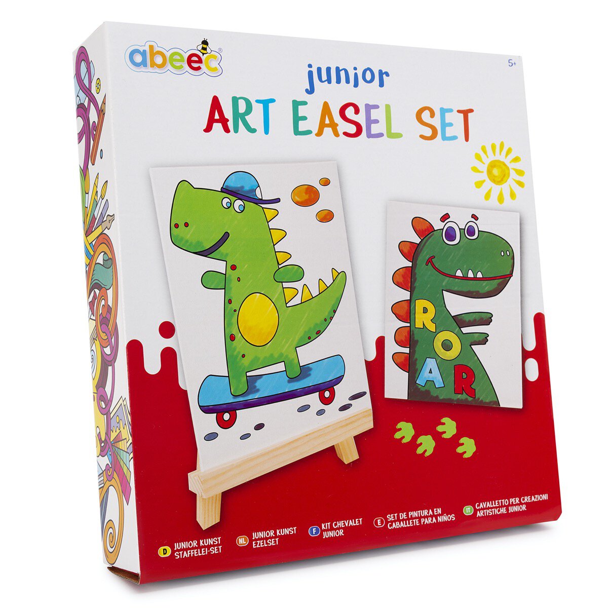 Dinosaur Junior Art Easel Set abeec® toys