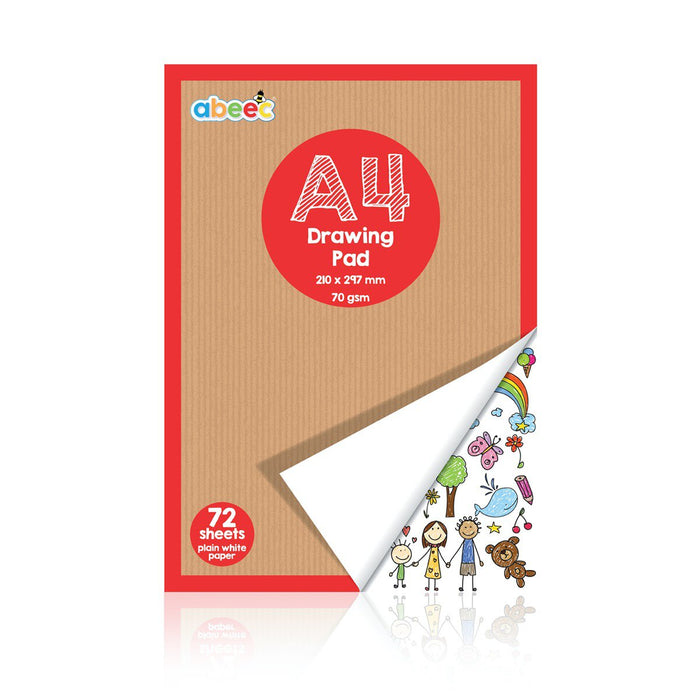 a4 drawing pad 70gms with white paper