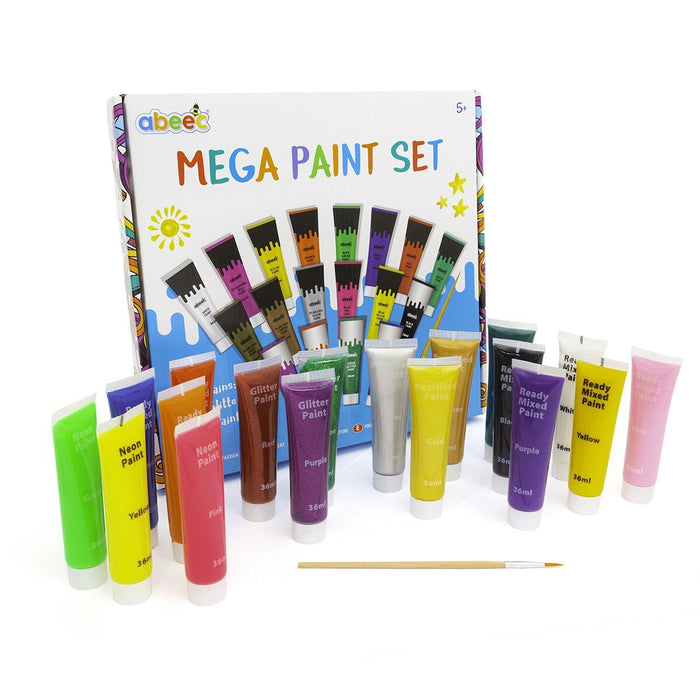 mega paint set packaging and content