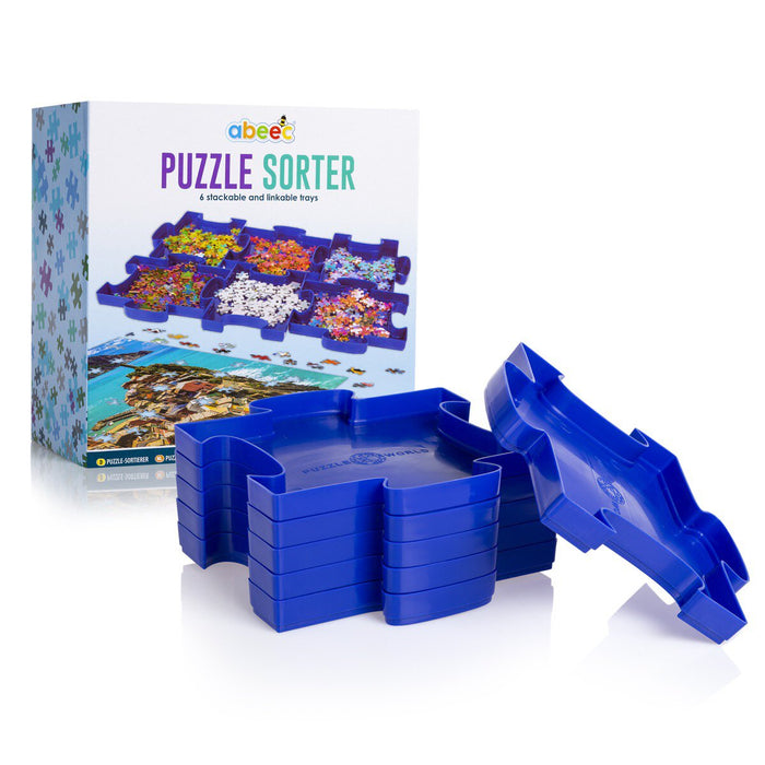 puzzle sorting trays packaging and contents