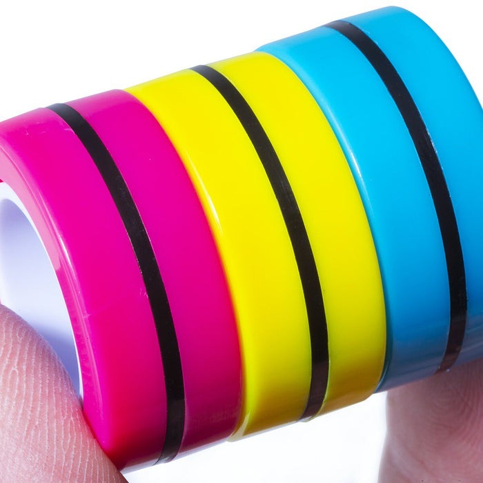 neon magnetic rings stacked