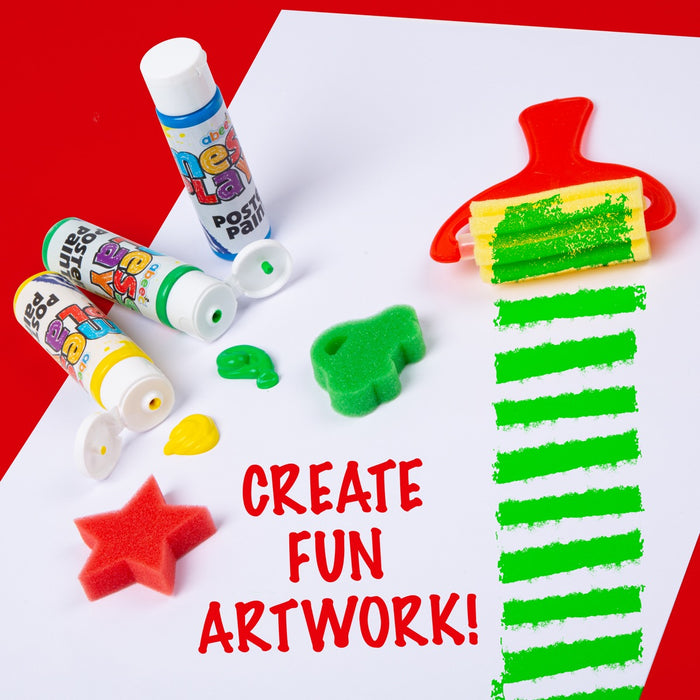 artwork made with kids messy play set