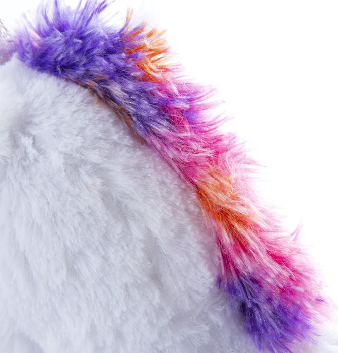 light up plush unicorn mane detail