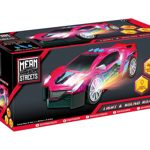 red racing sports car packaging